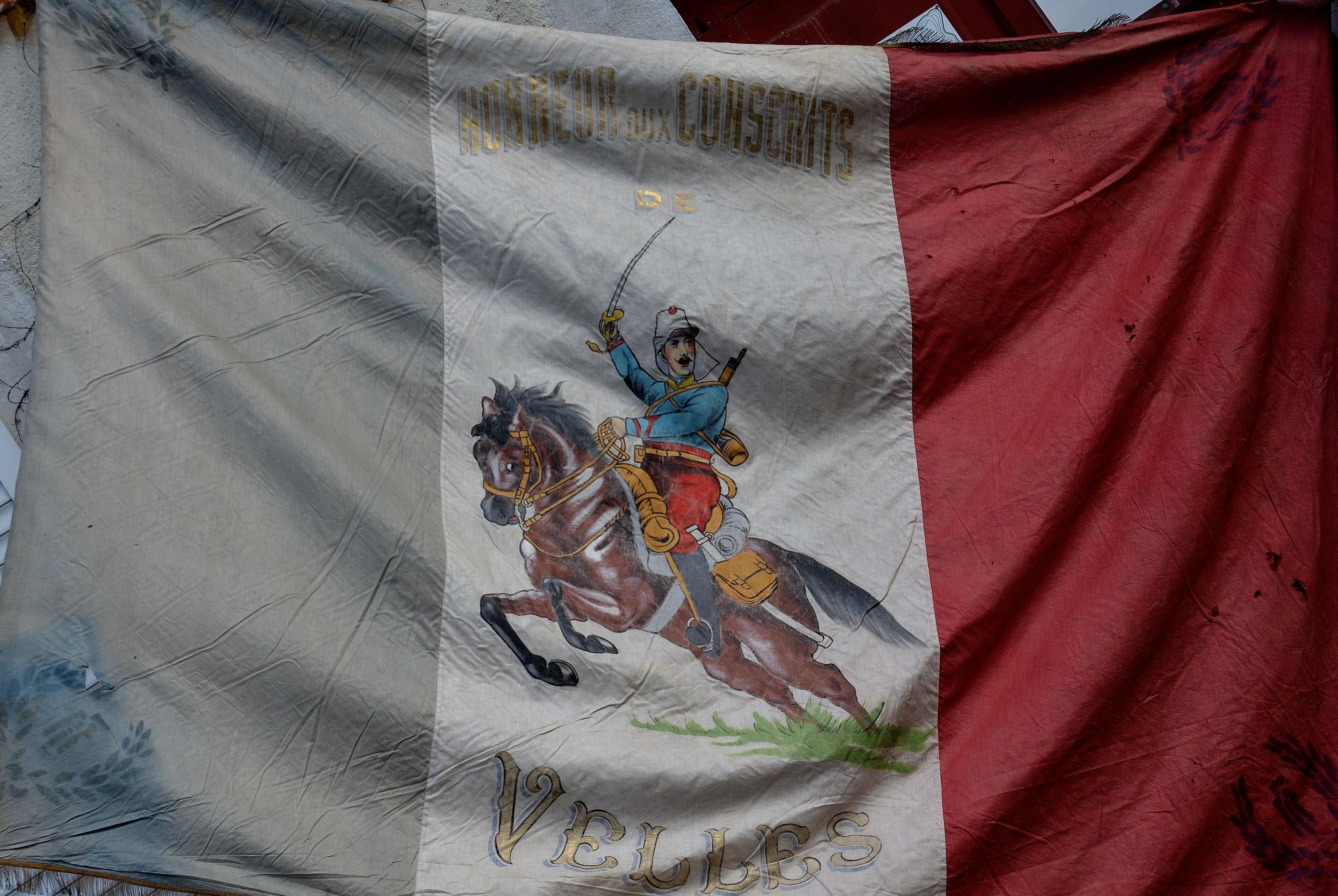 drapeau de conscrits de 1924, revers