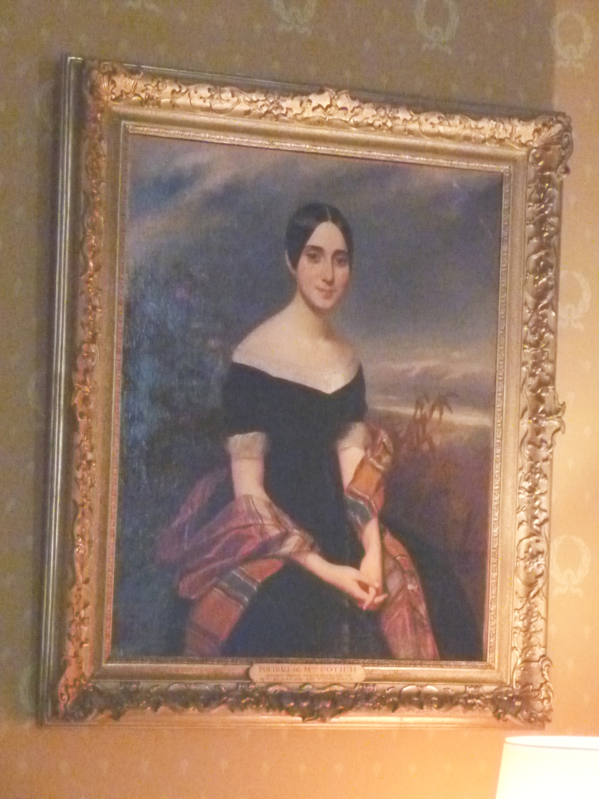 tableau : Portrait de Mme Potier - © Ministère de la Culture (France), Conservation des antiquités et des objets d'art de l'Indre, tous droits réservés 