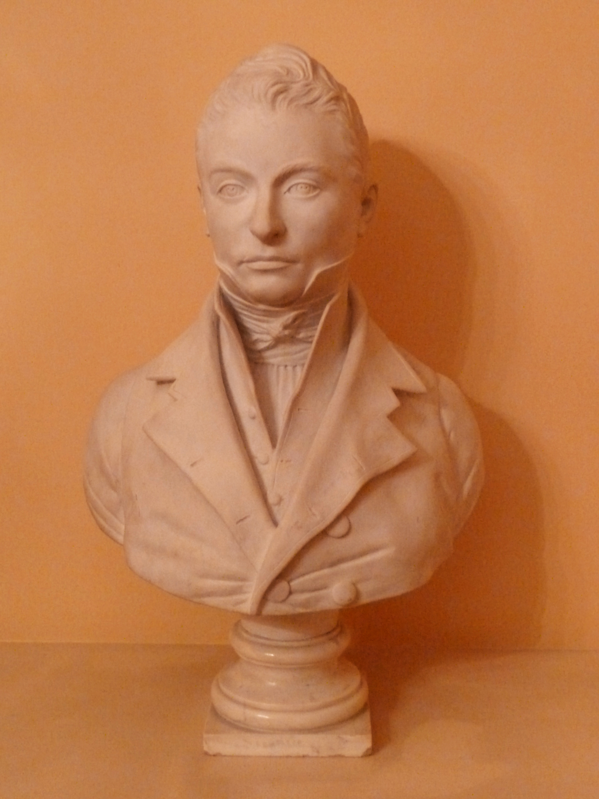 statue : buste de M. de Fontarce - © Ministère de la Culture (France), Conservation des antiquités et des objets d'art de l'Indre, tous droits réservés 