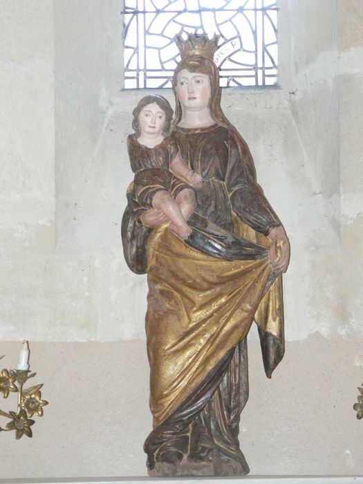 statue : Vierge à l'Enfant, vue générale