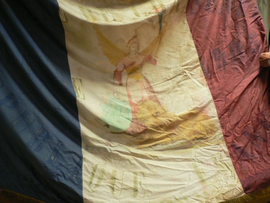 drapeau (drapeau de conscrits), vue partielle