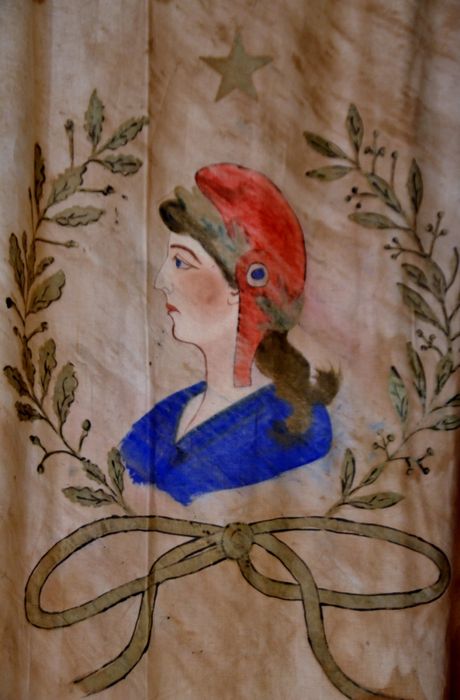 insignes (drapeaux de conscrits), détail