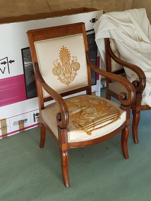 préfecture de l'Indre : fauteuil, vue générale - © Ministère de la Culture (France), Conservation des antiquités et des objets d'art de l'Indre, tous droits réservés 