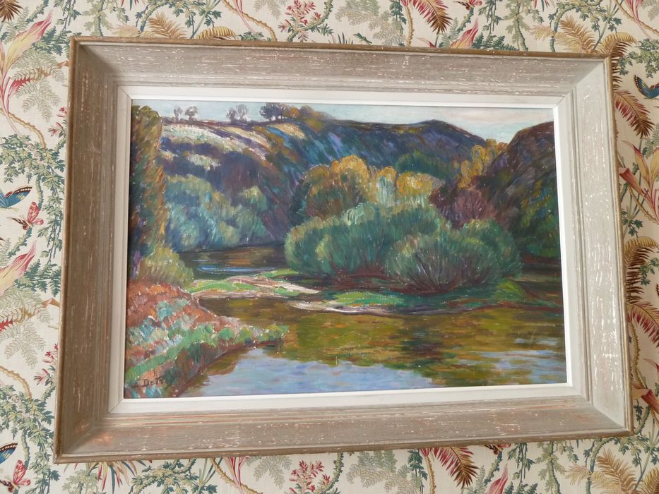 tableau : Vallée de la Creuse, vue générale - © Ministère de la Culture (France), Conservation des antiquités et des objets d'art de l'Indre, tous droits réservés 