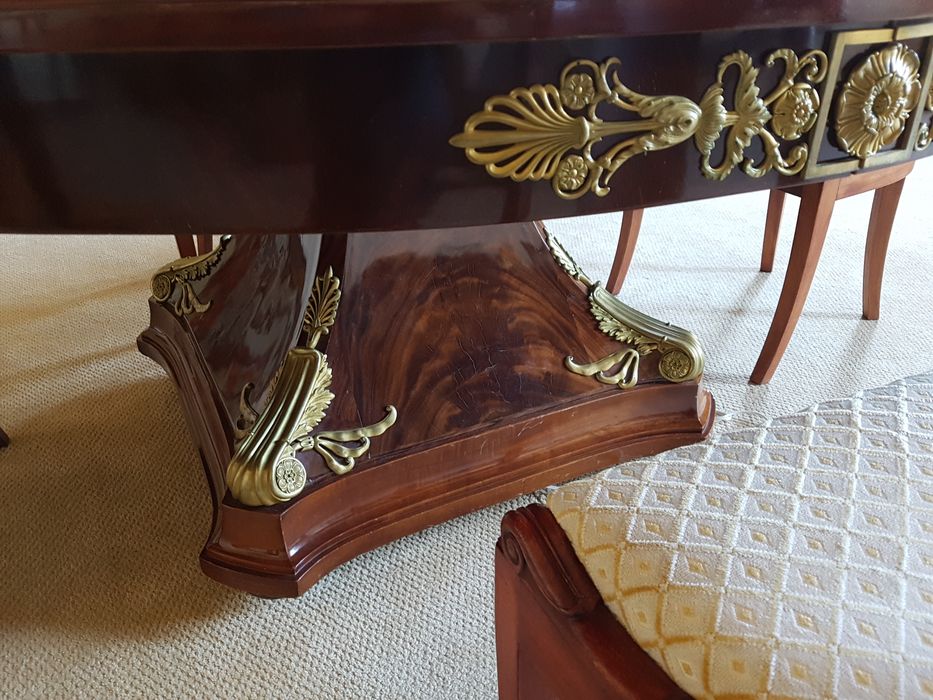 table (table à allonges), détail du pied - © Ministère de la Culture (France), Conservation des antiquités et des objets d'art de l'Indre – Tous droits réservés 
