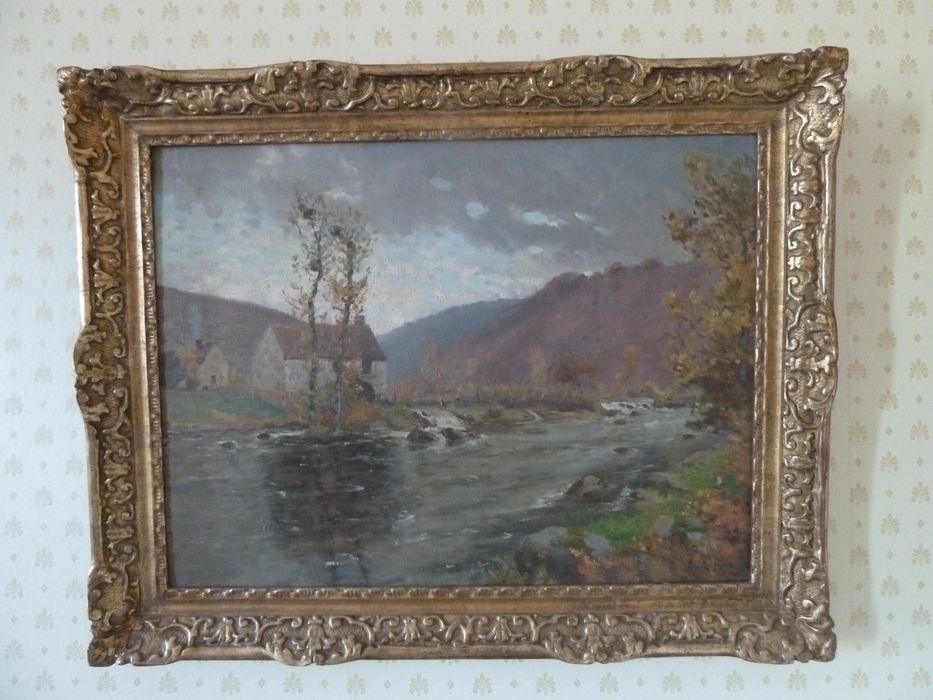 tableau : Moulin de la Creuse, vue générale - © Ministère de la Culture (France), Conservation des antiquités et des objets d'art de l'Indre – Tous droits réservés 