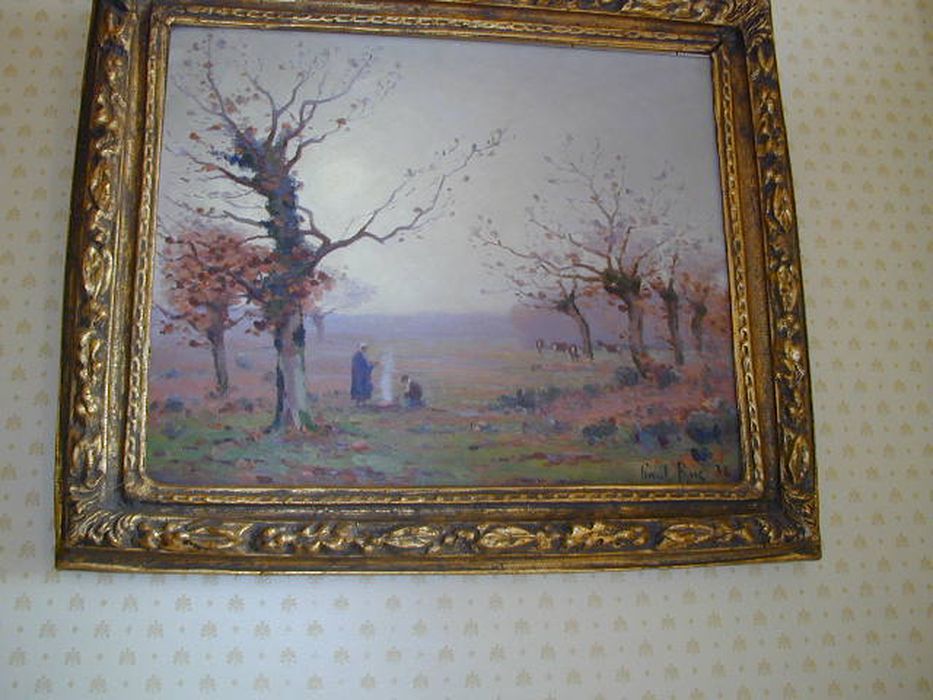tableau : Scène d'automne, vue générale - © Ministère de la Culture (France), Conservation des antiquités et des objets d'art de l'Indre, tous droits réservés 