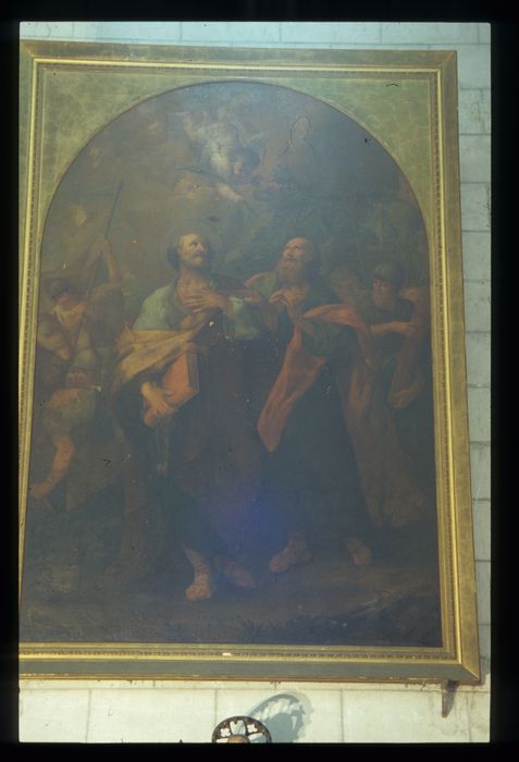 tableau : Saint Pierre et saint Paul marchant à la mort, vue générale