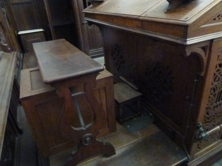 orgue portatif, vue partielle