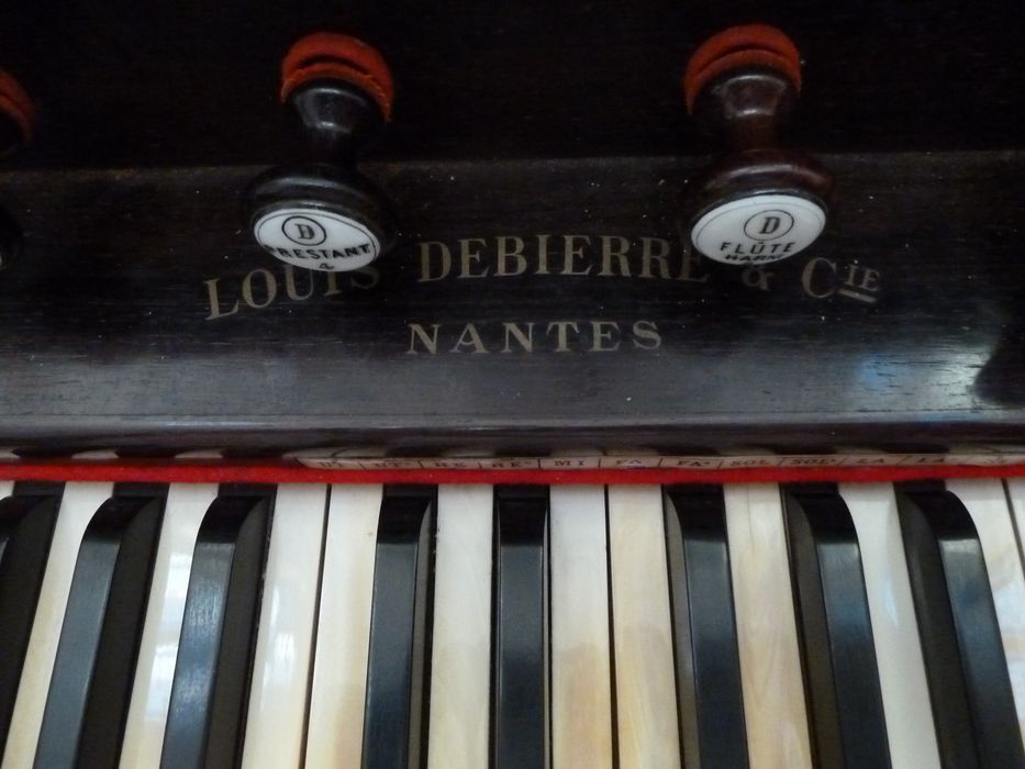 orgue portatif, détail