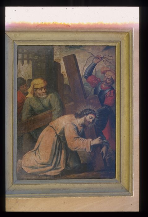 tableau : Le Portement de croix, vue générale - © Ministère de la Culture (France), Conservation des antiquités et des objets d'art de l'Indre, tous droits réservés 