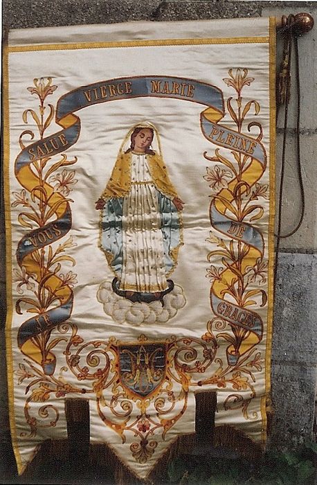 bannière de la Vierge, vue générale - © Ministère de la Culture (France), Conservation des antiquités et des objets d'art de l'Indre, tous droits réservés 