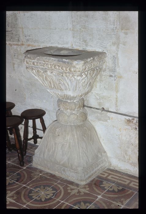 bénitier, vue générale - © Ministère de la Culture (France), Conservation des antiquités et des objets d'art de l'Indre, tous droits réservés 