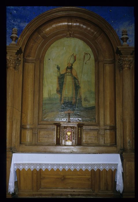 retable et tableau : Saint Martin évêque, vue générale