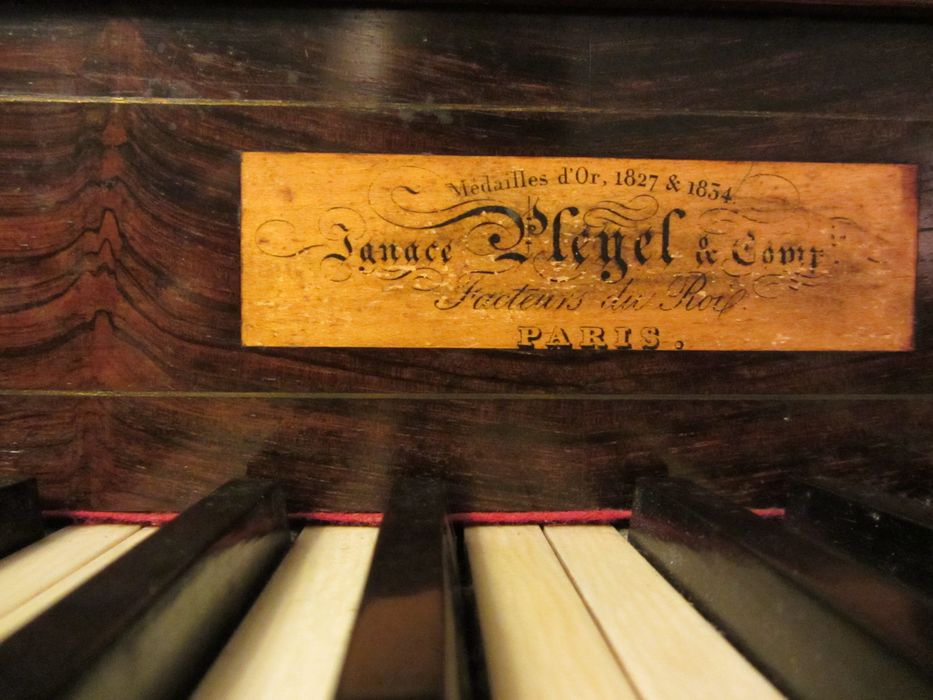 piano (pianino), détail