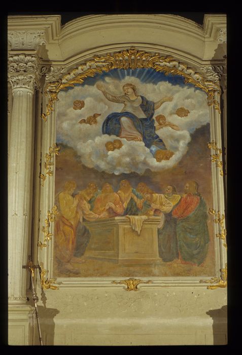 retable du maître-autel, tableau : Assomption de la Vierge (l’), vue générale - © Ministère de la Culture (France), Conservation des antiquités et des objets d'art de l'Indre, tous droits réservés 