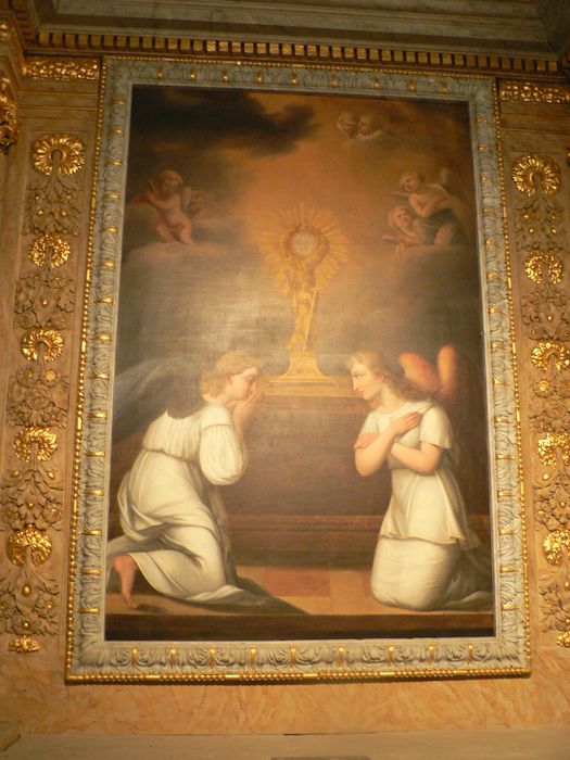 tableau : Adoration du Sacré Coeur, vue générale - © Ministère de la Culture (France), Conservation des antiquités et des objets d'art de l'Indre – Tous droits réservés 