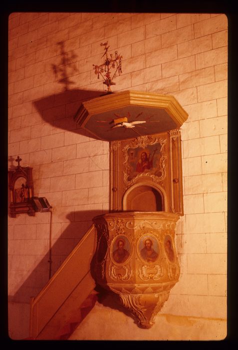 chaire à prêcher, vue générale - © Ministère de la Culture (France), Conservation des antiquités et des objets d'art de l'Indre, tous droits réservés 