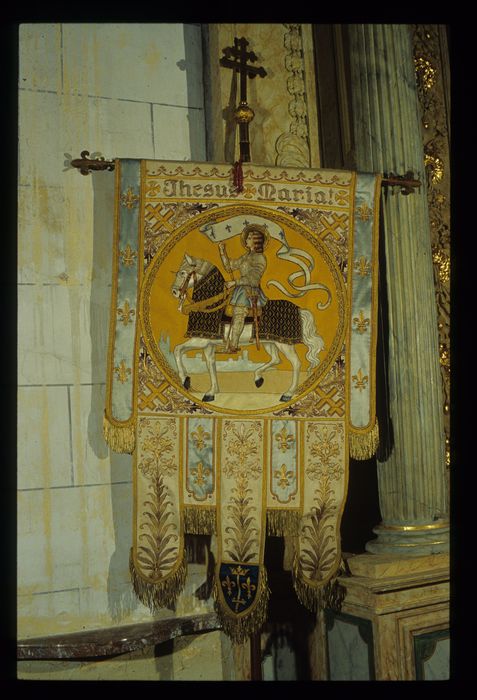 bannière d'église dite du Cercle Jeanne d'Arc, vue générale - © Ministère de la Culture (France), Conservation des antiquités et des objets d'art de l'Indre, tous droits réservés 