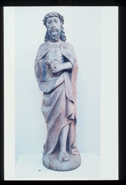 statue : Christ ressuscité apparaissant à saint Thomas (le), vue générale - © Ministère de la Culture (France), Conservation des antiquités et des objets d'art de l'Indre, tous droits réservés 