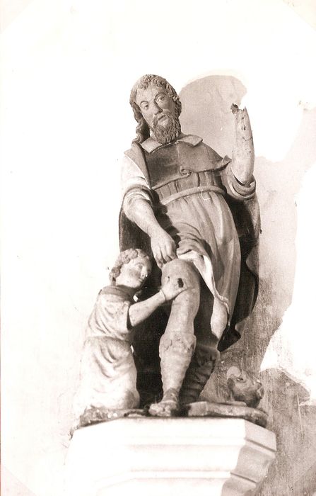 statue : Saint Roch, vue générale