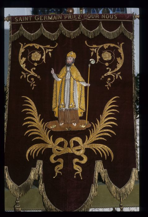 bannière de procession : Saint Germain, vue générale