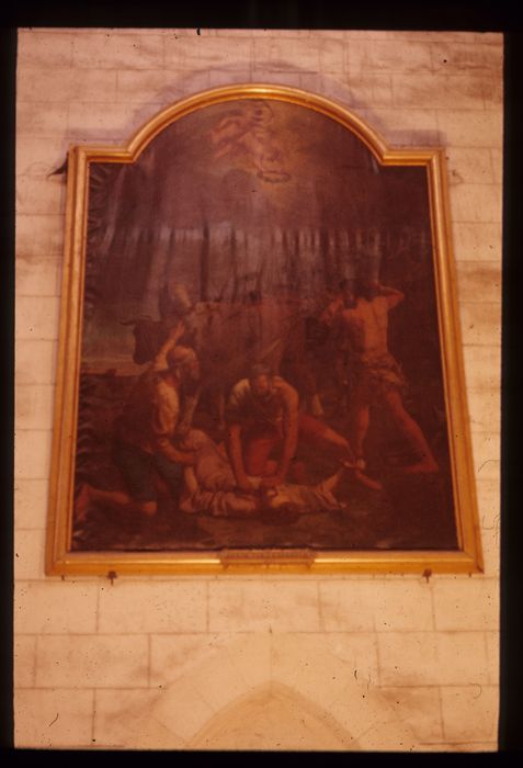 tableau : Martyre de saint Honoré, vue générale - © Ministère de la Culture (France), Conservation des antiquités et des objets d'art de l'Indre, tous droits réservés 