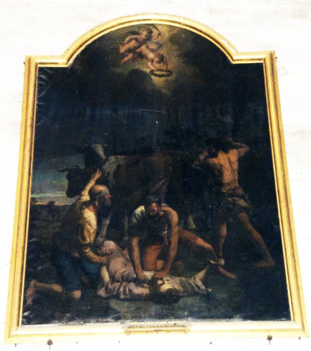 tableau : Martyre de saint Honoré, vue générale - © Ministère de la Culture (France), Conservation des antiquités et des objets d'art de l'Indre – Tous droits réservés 