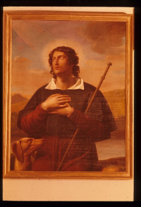 tableau : Saint Roch, vue générale - © Ministère de la Culture (France), Conservation des antiquités et des objets d'art de l'Indre – Tous droits réservés 