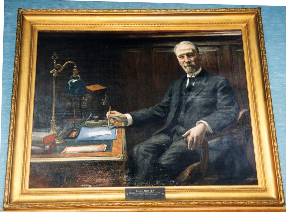 tableau : Portrait d'Antony Ratier, vue générale - © Ministère de la Culture (France), Conservation des antiquités et des objets d'art de l'Indre, tous droits réservés 