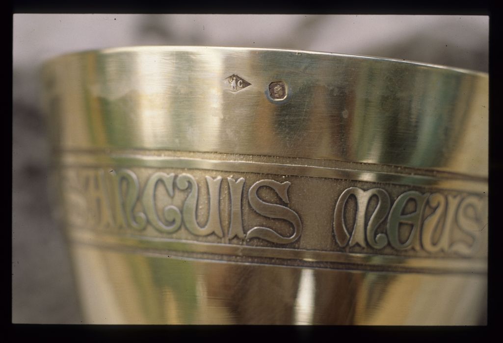 calice néo-gothique, détail - © Ministère de la Culture (France), Conservation des antiquités et des objets d'art de l'Indre, tous droits réservés 