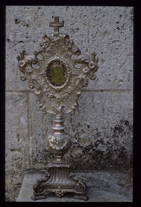 monstrance (reliquaire), vue générale - © Ministère de la Culture (France), Conservation des antiquités et des objets d'art de l'Indre, tous droits réservés 