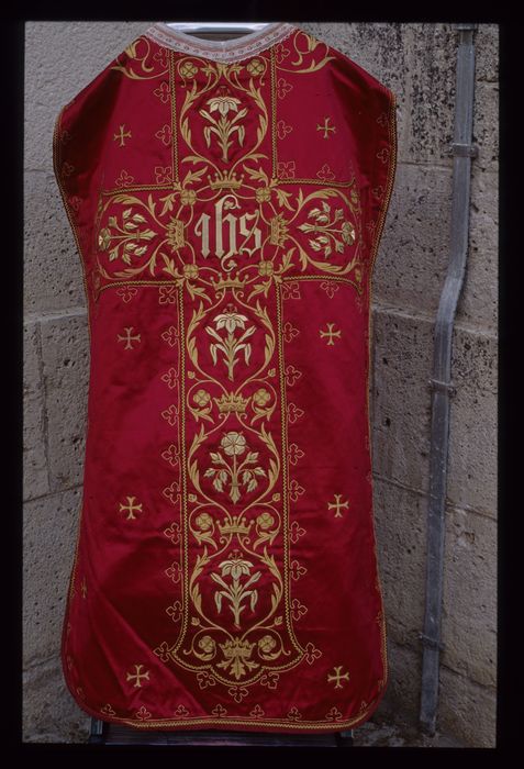 chasuble, vue générale - © Ministère de la Culture (France), Conservation des antiquités et des objets d'art de l'Indre, tous droits réservés 