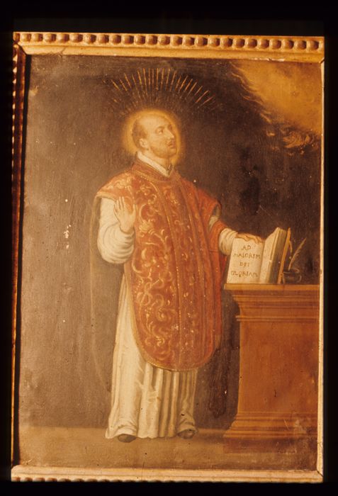 tableau : Saint Ignace de Loyola, vue générale - © Ministère de la Culture (France), Conservation des antiquités et des objets d'art de l'Indre, tous droits réservés 