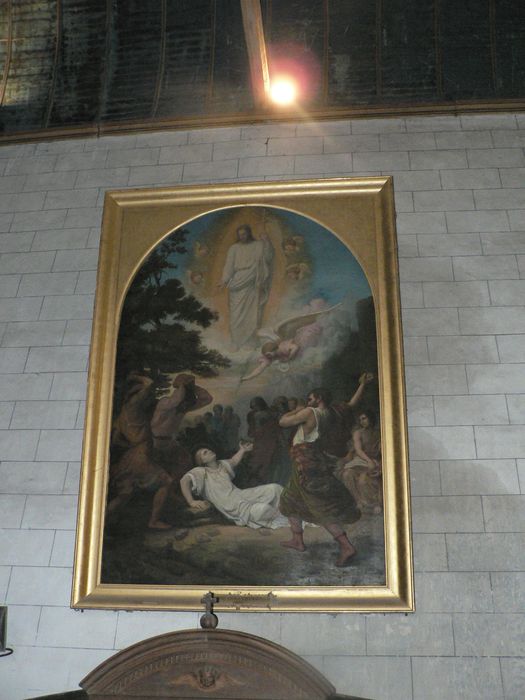 tableau : Lapidation de saint Etienne, vue générale - © Ministère de la Culture (France), Conservation des antiquités et des objets d'art de l'Indre – Tous droits réservés 