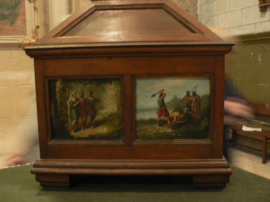 reliquaire, vue partielle - © Ministère de la Culture (France), Conservation des antiquités et des objets d'art de l'Indre, tous droits réservés 