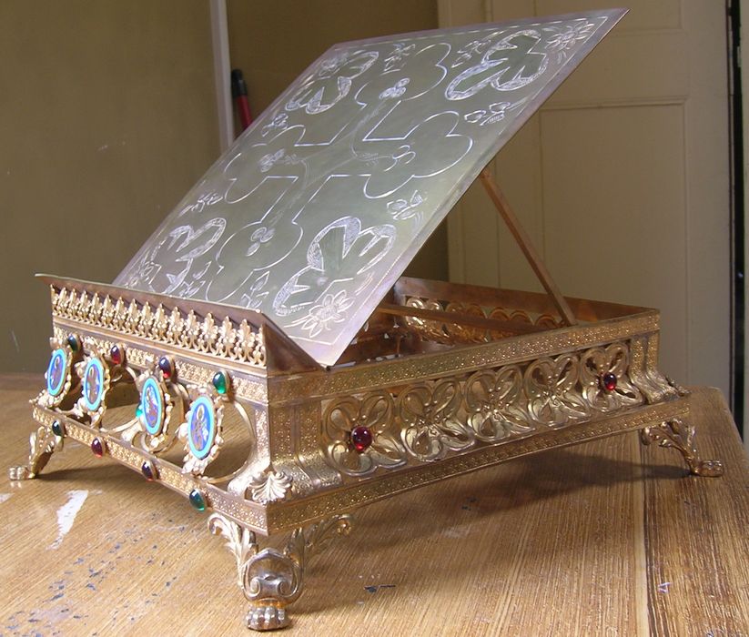 lutrin (lutrin d'autel), vue générale - © Ministère de la Culture (France), Conservation des antiquités et des objets d'art de l'Indre, tous droits réservés 