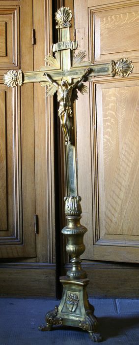 croix d'autel, vue générale - © Ministère de la Culture (France), Conservation des antiquités et des objets d'art de l'Indre, tous droits réservés 