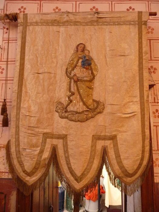 bannière d'église dite de la Vierge, vue générale - © Ministère de la Culture (France), Conservation des antiquités et des objets d'art de l'Indre, tous droits réservés 