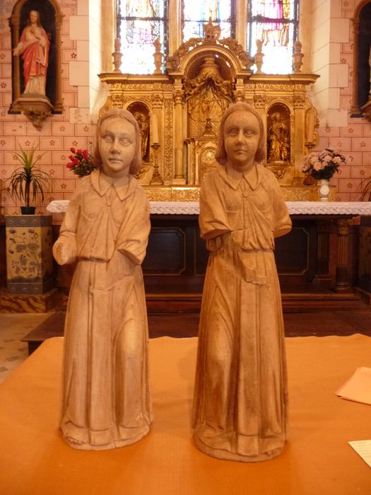 statues (statuettes) : Anges, vue générale - © Ministère de la Culture (France), Conservation des antiquités et des objets d'art de l'Indre, tous droits réservés 