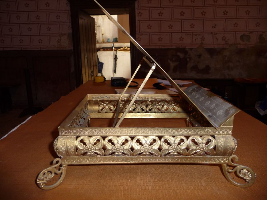 pupitre d'autel (porte-missel), vue générale - © Ministère de la Culture (France), Conservation des antiquités et des objets d'art de l'Indre – Tous droits réservés 