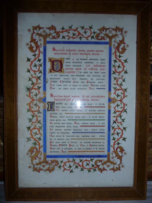 canons d'autel et leur cadre (un canon d’autel), vue partielle - © Ministère de la Culture (France), Conservation des antiquités et des objets d'art de l'Indre, tous droits réservés 