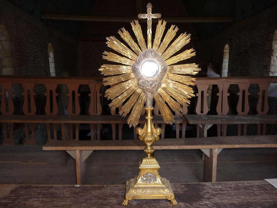 ostensoir, vue générale - © Ministère de la Culture (France), Conservation des antiquités et des objets d'art de l'Indre, tous droits réservés 
