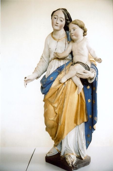 statue : Vierge à l'Enfant, vue générale