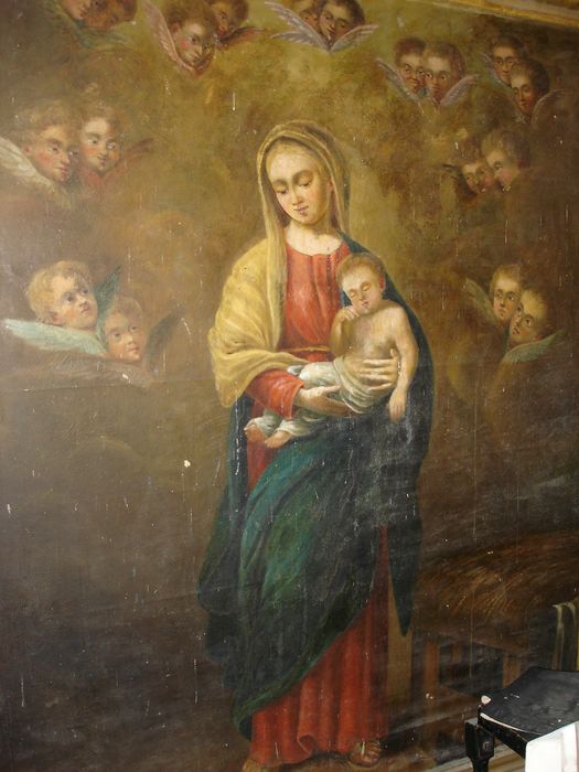 tableau : Vierge à l'Enfant, vue générale