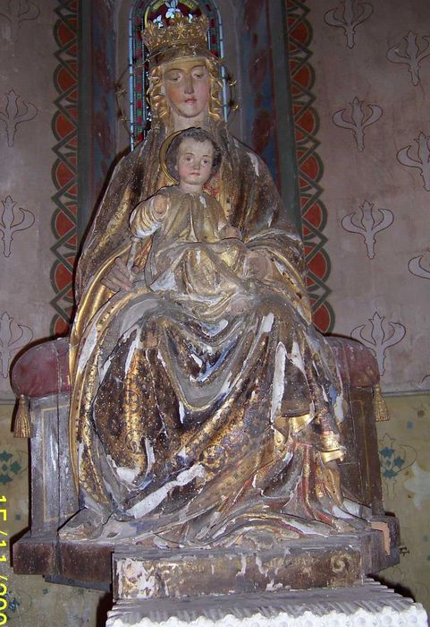 statue : Vierge à l’enfant, vue générale
