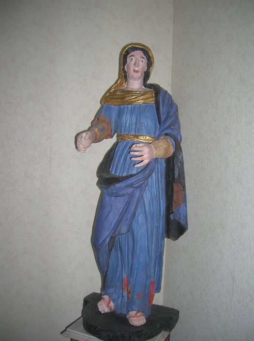 statue : sainte Martyre, vue générale