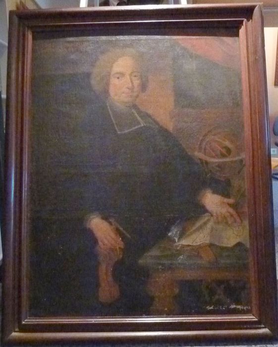 tableau et son cadre : Portrait de Pierre Varignon, vue générale - © Ministère de la Culture (France), Conservation des antiquités et des objets d'art de l'Indre – Tous droits réservés 