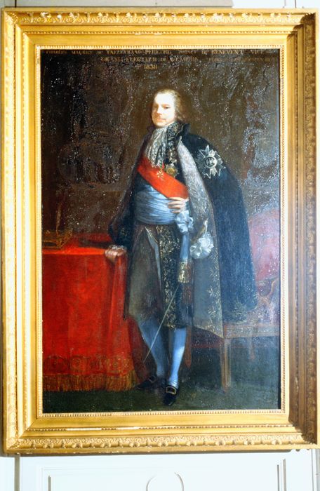 tableau : portrait de Talleyrand, vue générale - © Ministère de la Culture (France), Conservation des antiquités et des objets d'art de l'Indre, tous droits réservés 