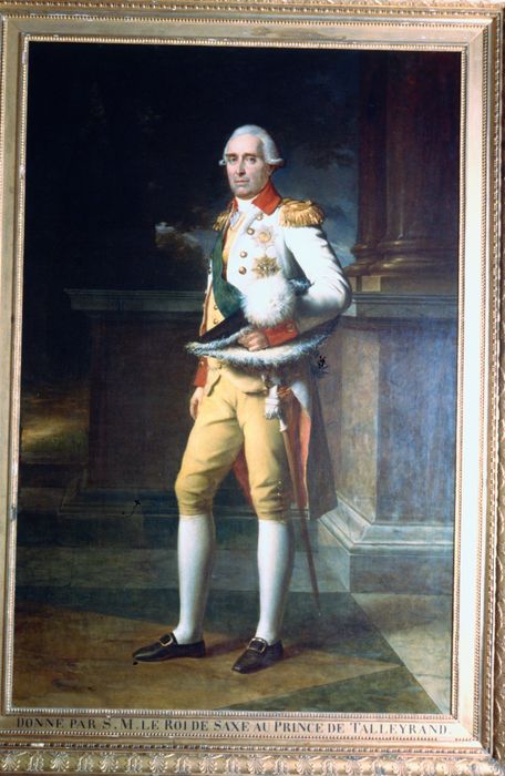 Tableau et son cadre : Frédéric Auguste, roi de Saxe 